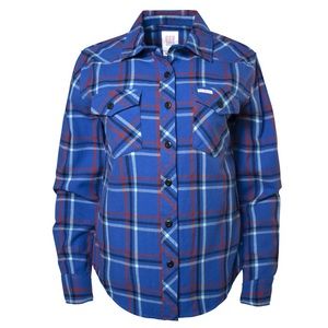 Topo Designs Plaid Flannel Shirt, Women’s Large